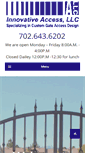 Mobile Screenshot of innovativeaccesscontrol.com
